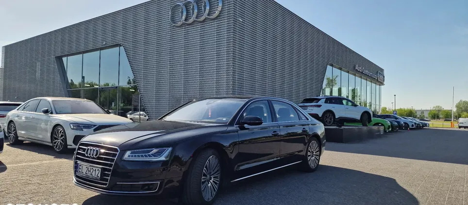 samochody osobowe Audi A8 cena 202950 przebieg: 117000, rok produkcji 2016 z Łódź